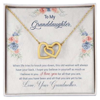 To My Granddaughter, This Old Woman Will Always Have Your Back.