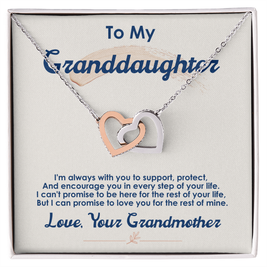 To My Granddaughter, I Love You For The Rest Of My Life.