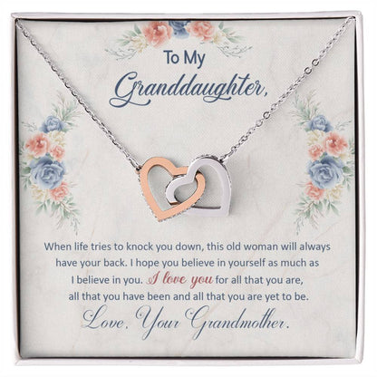 To My Granddaughter, This Old Woman Will Always Have Your Back.
