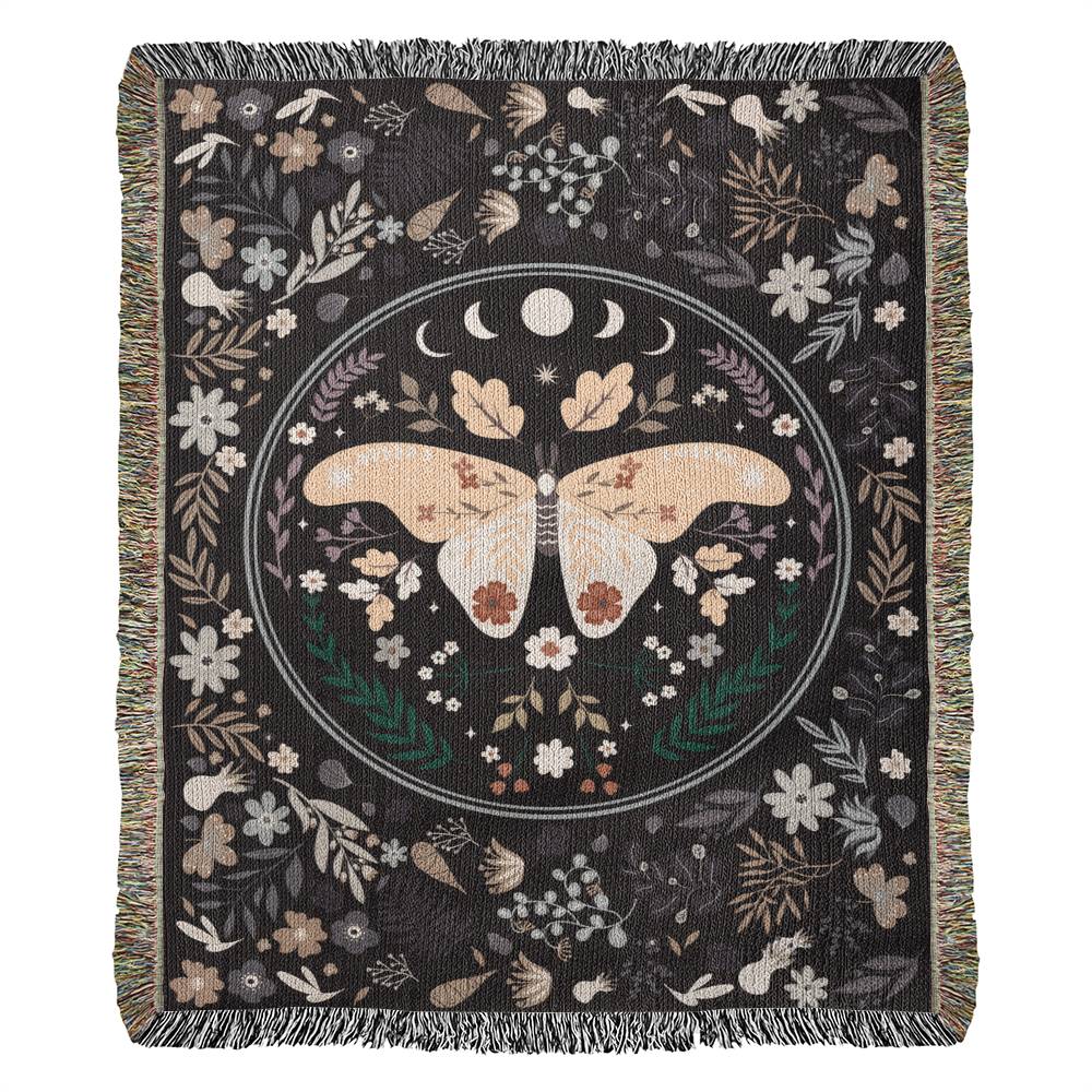 Bohemian Butterfly - Woven Blanket.