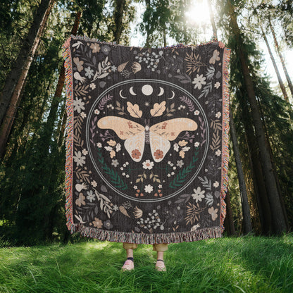 Bohemian Butterfly - Woven Blanket.