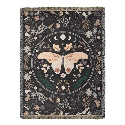 Bohemian Butterfly - Woven Blanket.